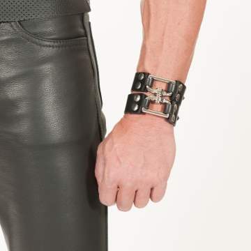 Leather Hinge Cuff